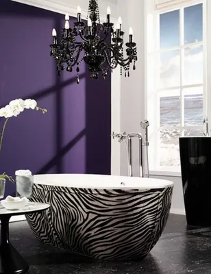 Фото ванной в фиолетовом цвете - уникальный дизайн для вашей ванной комнаты