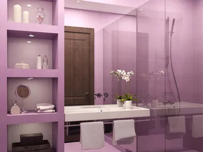 Ванна в фиолетовом цвете: добавьте шарм и элегантность в свою ванную комнату