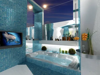Ванна в голубых тонах: добавьте шик и стиль в свою ванную комнату