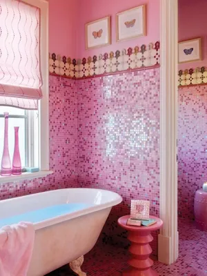 Розовая ванна: фотографии, вдохновляющие на создание уютной атмосферы