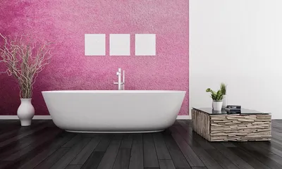 Ванна в розовом цвете: стильное изображение для вашей ванной комнаты