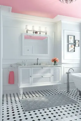 Розовая ванна: фотографии, вдохновляющие на создание уютного уголка в вашей ванной