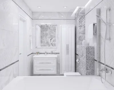 Ванная комната в серых тонах: фото вдохновение