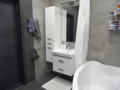 Ванная комната в серых тонах: фото идеи для вдохновения