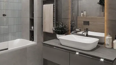 Ванная комната в серых тонах: создание уютной и спокойной обстановки