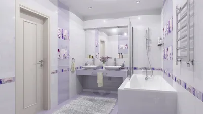 Ванна в сиреневом цвете, чтобы превратить вашу ванную в уютный уголок