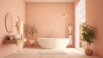 Ванна в сиреневом цвете, чтобы добавить шарм вашей ванной