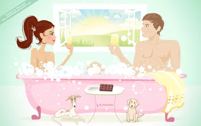 Ванна вдвоем: идеальное место для романтического отдыха и релаксации