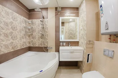 Фото ванной комнаты 130 на 150 - мраморная отделка