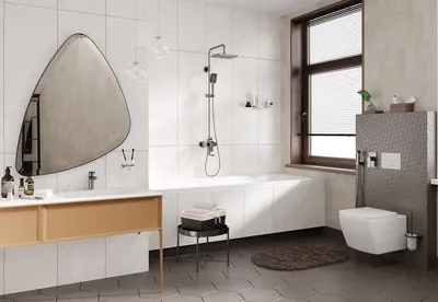 Эстетика ванной комнаты размером 130 на 150