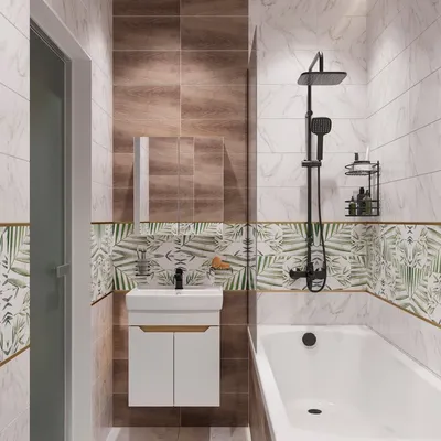 Просторная ванная комната с элегантным дизайном
