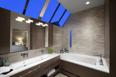 Модная ванная комната с актуальными трендами в дизайне