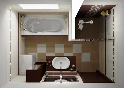 Изображение ванной комнаты 6 квадратных метров в HD качестве для скачивания