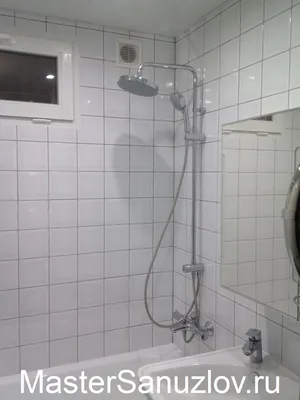 Фото ванной комнаты с белой плиткой - скачать в формате JPG