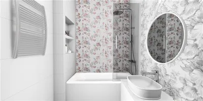 Ванная комната с белой плиткой: фото для уютного обновления
