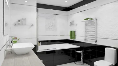 Вдохновляющие фото ванной комнаты с белой плиткой