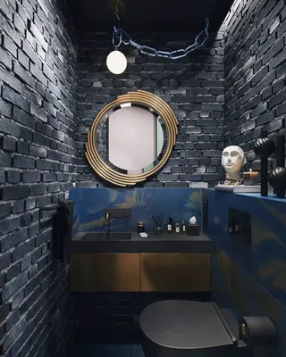 Элегантная ванная комната без раковины