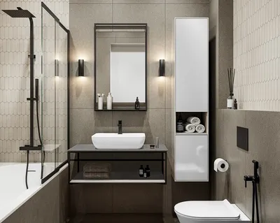 Ванная комната без раковины: слияние эстетики и функциональности