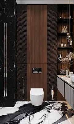Картинка ванной комнаты с элегантной атмосферой