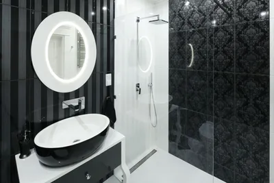 Ванная комната в монохромном стиле: современный и стильный интерьер