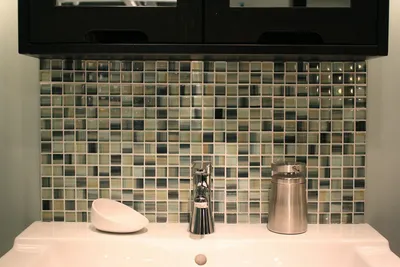 Фото ванной комнаты из мозаики для творческих проектов