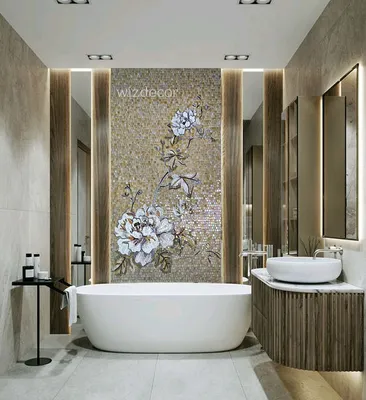 Фото ванной комнаты из мозаики: идеи для создания роскошного интерьера