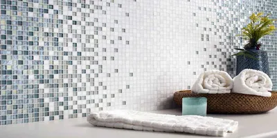 Скачать бесплатно фото ванной комнаты из мозаики