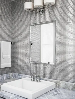 Ванная комната из мозаики в хорошем качестве