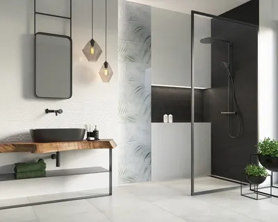 Фото ванной комнаты из мозаики в формате PNG