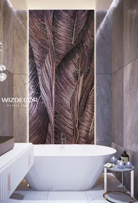 Ванная комната из мозаики на фото в стиле арт