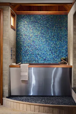 HD фотографии ванной комнаты с мозаикой