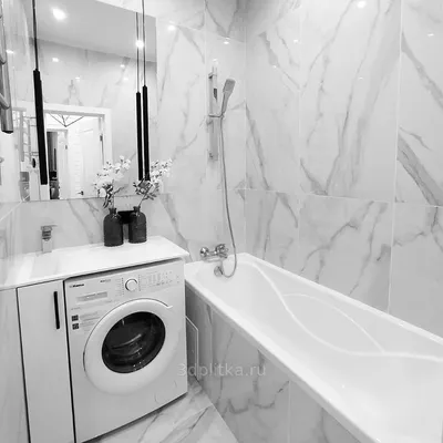 Ванная комната из мрамора: классический шарм и элегантность