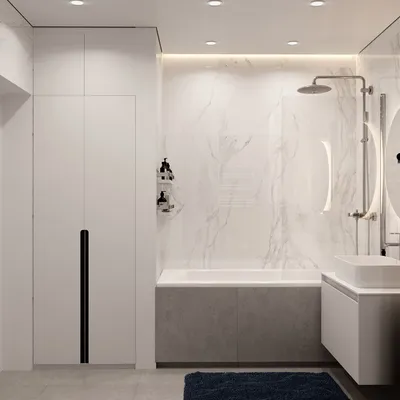 Ванная комната из мрамора: современный стиль и роскошь