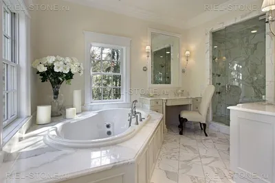 Фото ванной комнаты из мрамора - категория