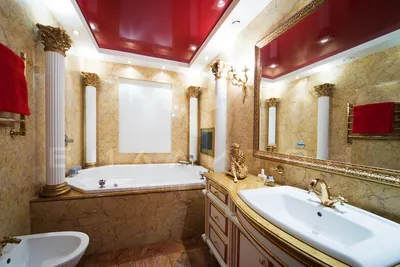 Фото ванной комнаты из мрамора, 2024