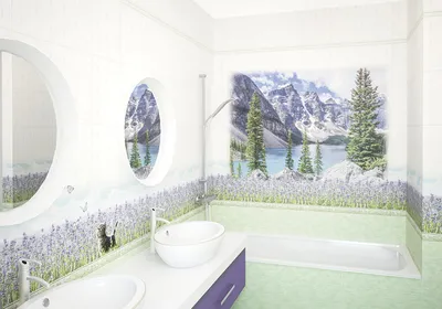 Фотк ванной комнаты из пвх