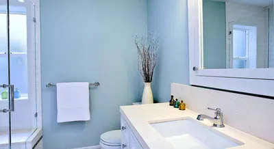 Изображения Ванной комнаты с крашеными стенами для скачивания. JPG, PNG, WebP.