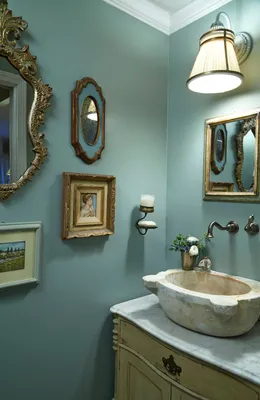 Фотографии Ванной комнаты с крашеными стенами в Full HD. Скачать JPG, PNG, WebP.