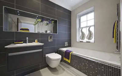 Как создать гармоничный интерьер ванной комнаты с крашенными стенами