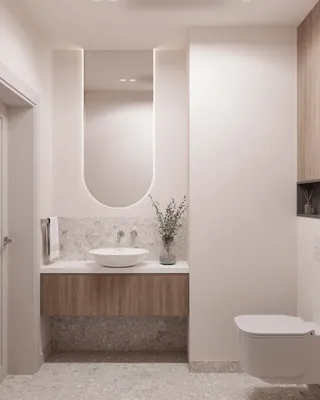 Фотографии ванной комнаты с крашенными стенами: варианты сантехники и аксессуаров