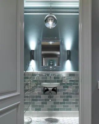 Фото Ванной комнаты с крашеными стенами. Новые изображения в HD качестве. Скачать бесплатно.