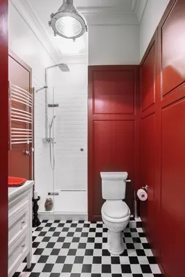 Стильные идеи для ванной комнаты с крашенными стенами на фото
