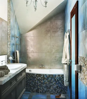 Фото ванной комнаты на мансардном этаже: скачать в HD, Full HD, 4K