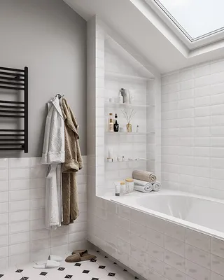 Ванная комната на мансардном этаже: идеальное место для релаксации и ухода за собой