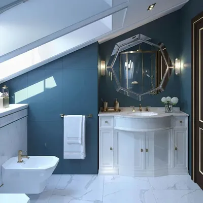 Фото ванной комнаты на мансардном этаже: новейшие тенденции