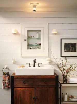 Ванная комната с вагонкой: фото идеи для маленького пространства