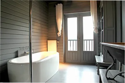 Ванная комната с вагонкой: фото идеи для классического стиля
