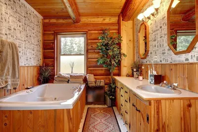 Ванная комната с вагонкой: фото идеи для эклектичного стиля