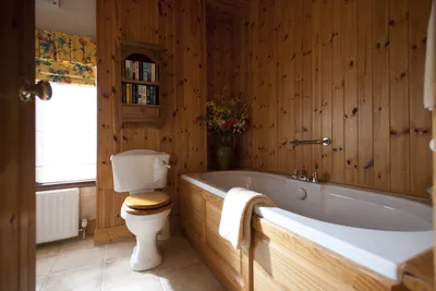 Ванная комната с вагонкой: фото идеи для современного прованса