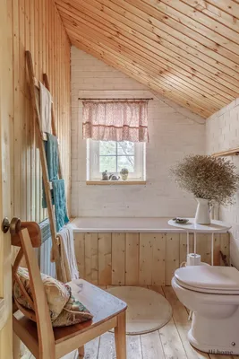 Ванная комната с вагонкой: фото идеи для винтажного прованса